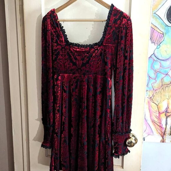 KILLSTAR Sitri Long Sleeve Dress Size Small - Picture 4 of 4